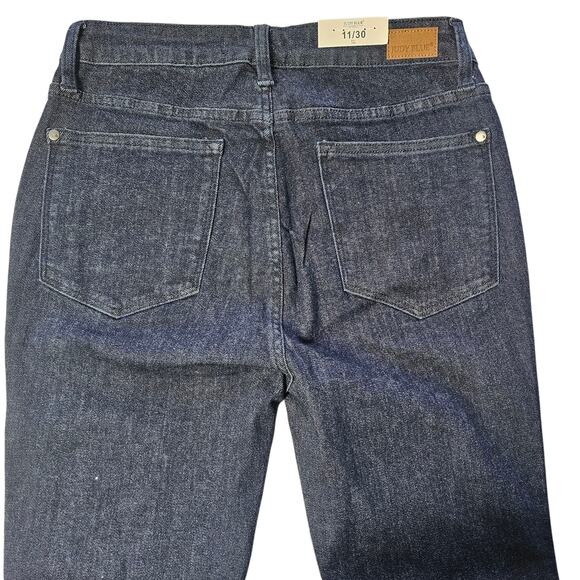 Judy Blue High Waist Tummy Control Raw Hem Skinny Denim Jeans #88703 Size 11/30 - Picture 8 of 11